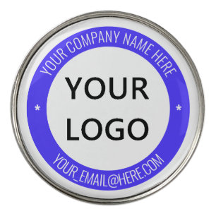Custom Logo and Text Golf Ball Marker Your Colors