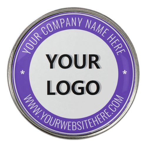 Custom Logo and Text Golf Ball Marker Your Colors