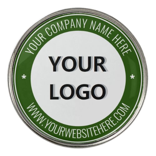 Custom Logo and Text Golf Ball Marker Your Colors