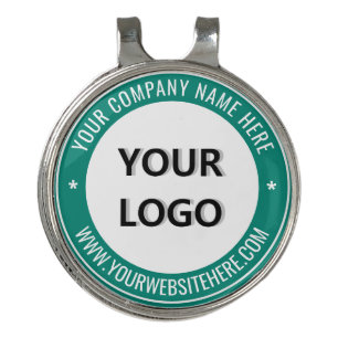 Custom Logo and Text Golf Hat Clip Ball Marker