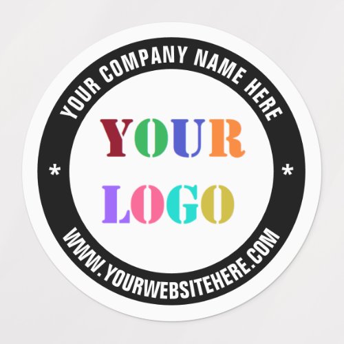 Custom Logo and Text Labels _ Your Colors