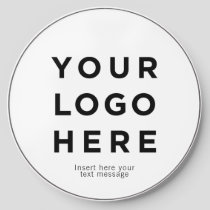 Custom logo and text modern stylish wireless charger