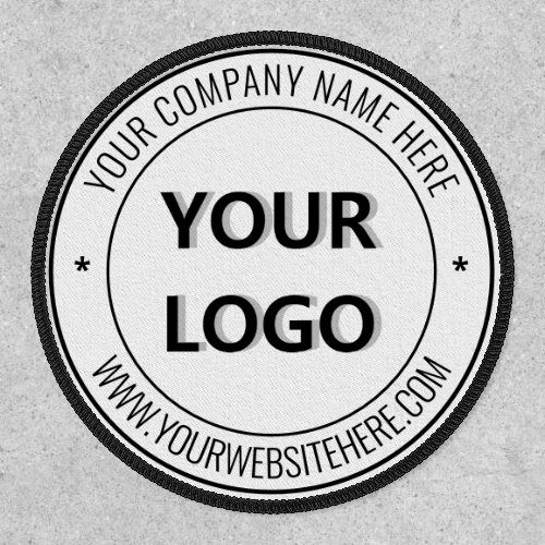Custom Logo and Text Patch Promotional Business