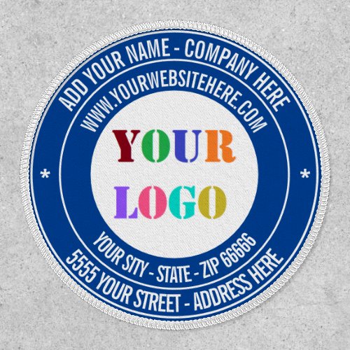 Custom Logo and Text Patch _ Your Colors 