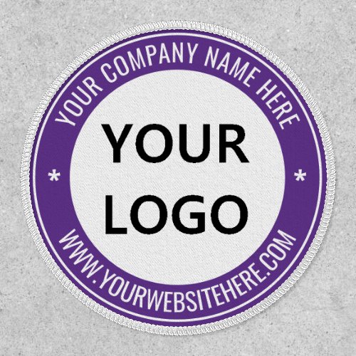 Custom Logo and Text Patch _ Your Colors and Font
