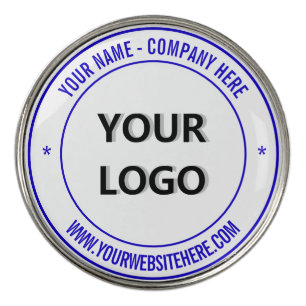 Custom Logo and Text Personalized Golf Ball Marker