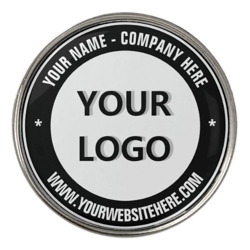 Custom Logo and Text Personalized Golf Ball Marker