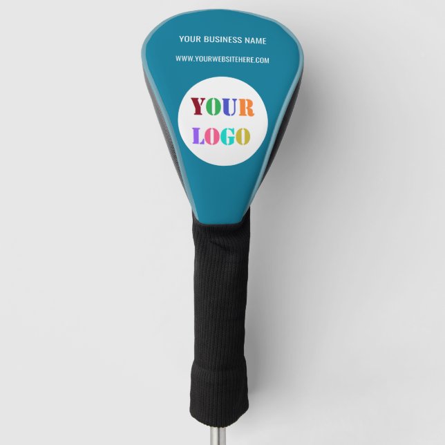 Custom Logo and Text Personalized Golf Head Cover (Front)