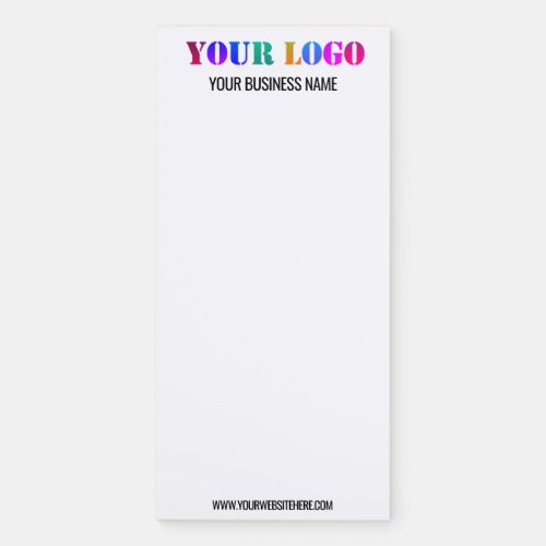 Custom Logo and Text Personalized Magnetic Notepad