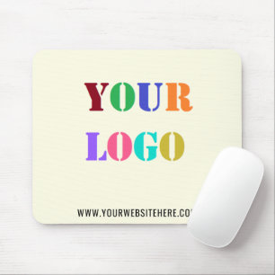 Custom Logo and Text Personalized Mouse Pad