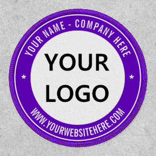 Custom Logo and Text Personalized Patch Template