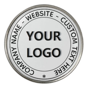 Custom Logo and Text Professional Golf Ball Marker