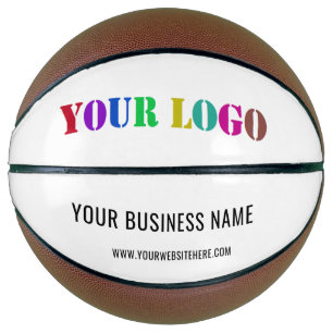 Custom Logo and Text Promotional Basketball