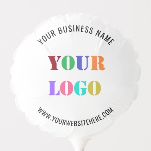 Custom Logo and Text Promotional Business Balloon