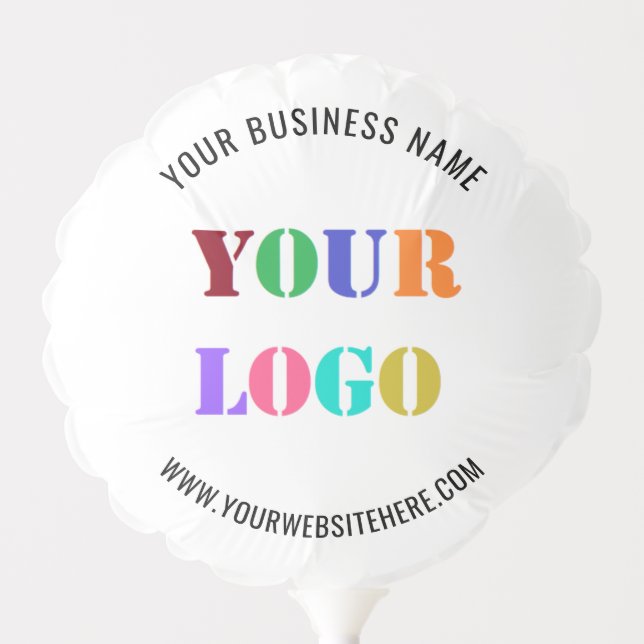 Custom Logo and Text Promotional Business Balloon (Front)