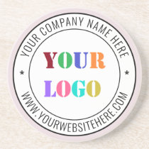 Custom Logo and Text - Promotional Business  Coaster