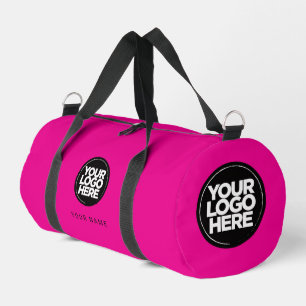 Custom Logo and Text Promotional Business Fitness Duffle Bag