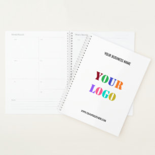 Custom Logo and Text Promotional Business Planner