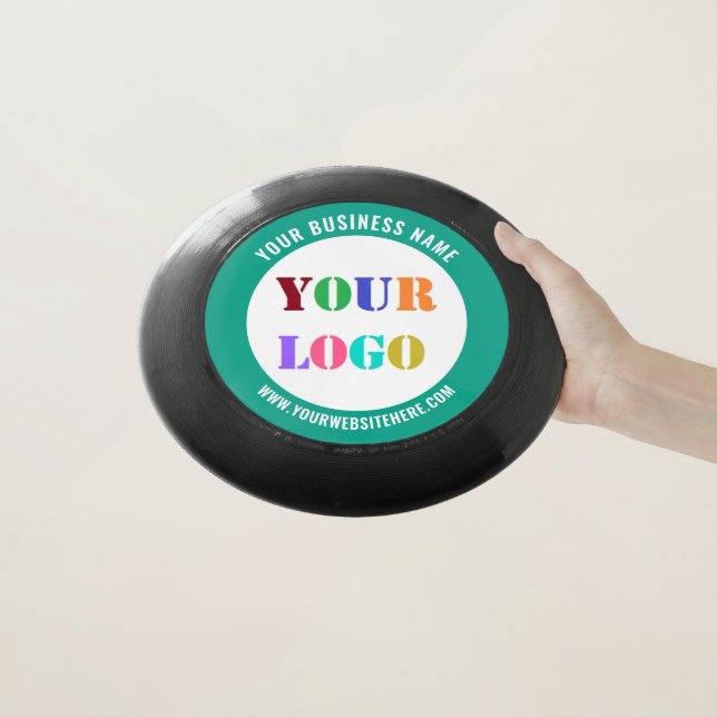 Custom Logo and Text Promotional Frisbee Template (In Hand)