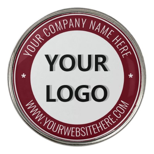 Custom Logo and Text Promotional Golf Ball Marker