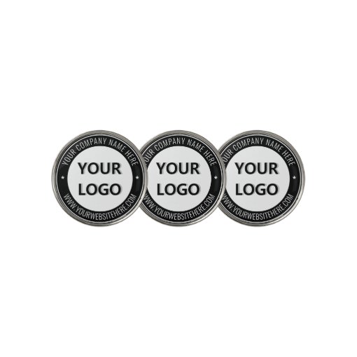 Custom Logo and Text Promotional Golf Ball Marker Zazzle