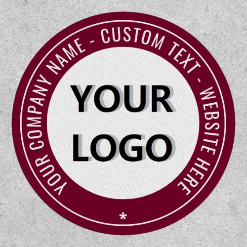Custom Logo and Text Promotional Patch Your Colors