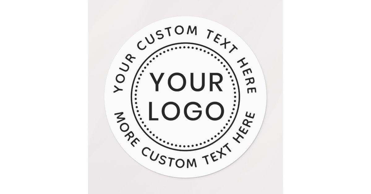 Custom logo and text black fabric clothing labels