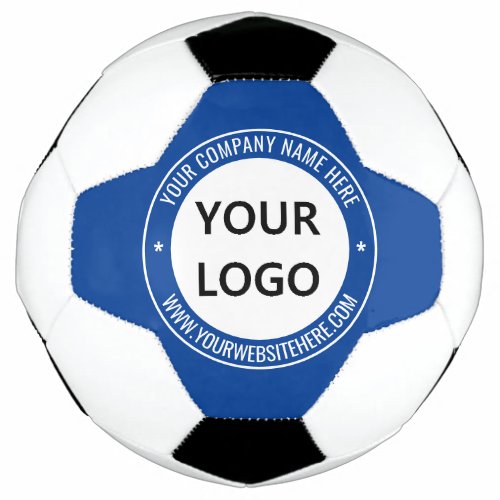 Custom Logo and Text Soccer Ball _ Choose Colors