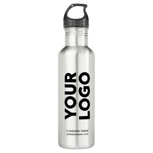 Custom Logo and Text Stainless Steel Water Bottle