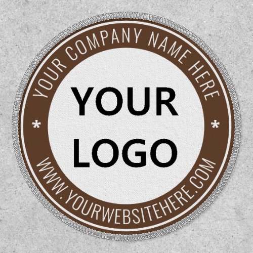 Custom Logo and Text Stamp Design Patch Your Color
