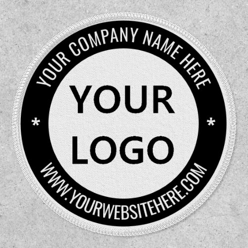 Custom Logo and Text Stamp Patch _ Your Colors