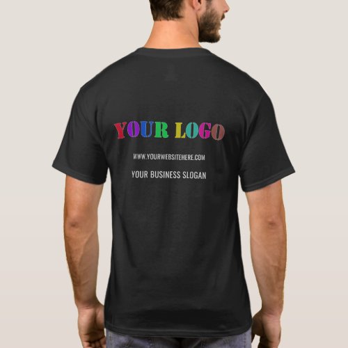 Custom Logo and Text T_Shirt Promotional Business