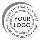 Custom logo and text white or any color