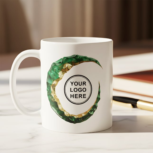 Custom Logo and Website Modern Promotional Coffee Mug (Creator Uploaded)