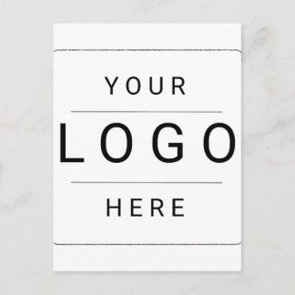 Custom Logo Announcement Postcard