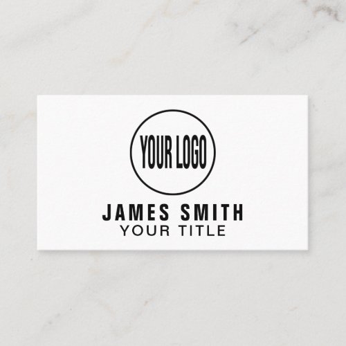 Custom logo any color  standard business cards