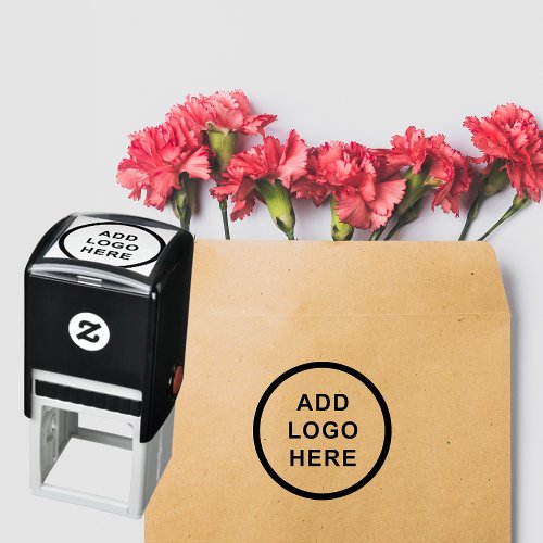Custom Logo Artwork Business Address Self_inking Stamp