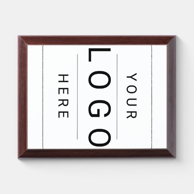 Custom Logo Award Plaque (Horizontal)