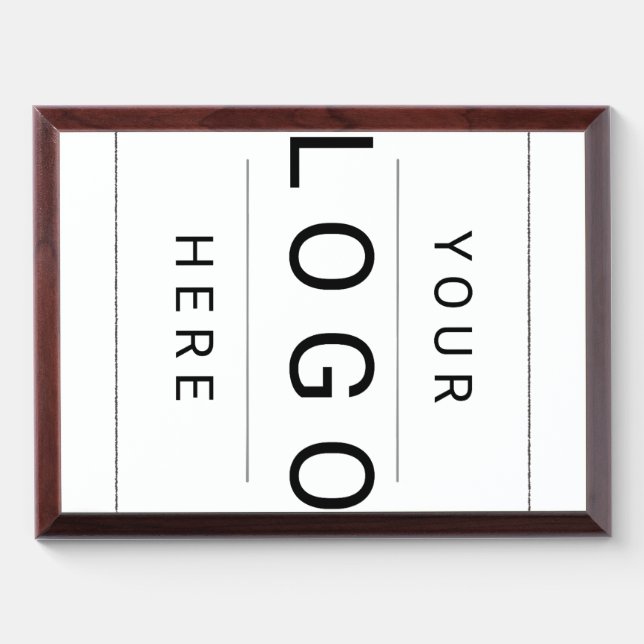 Custom Logo Award Plaque (Horizontal)
