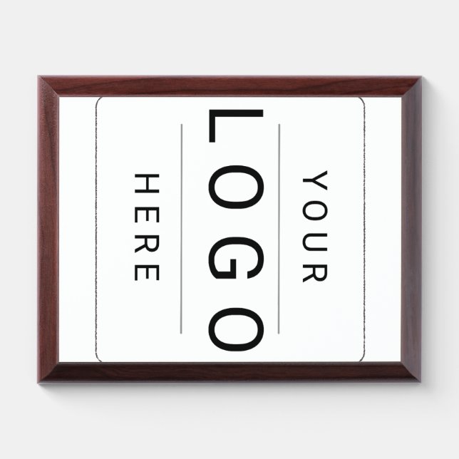 Custom Logo Award Plaque (Horizontal)