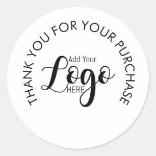 Custom Logo Baking Thank You Stickers