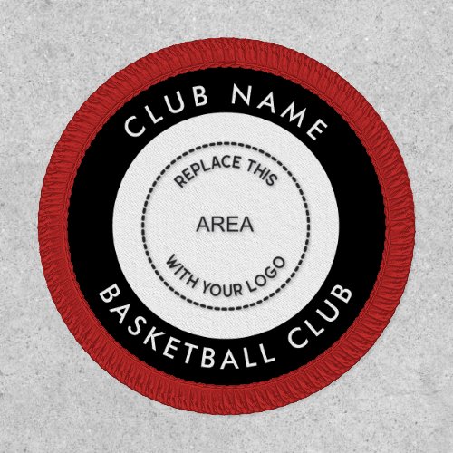 Custom Logo Basketball Club Name Patch