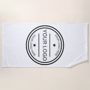 Custom Logo Beach Personalized Corporate Gift  Towel