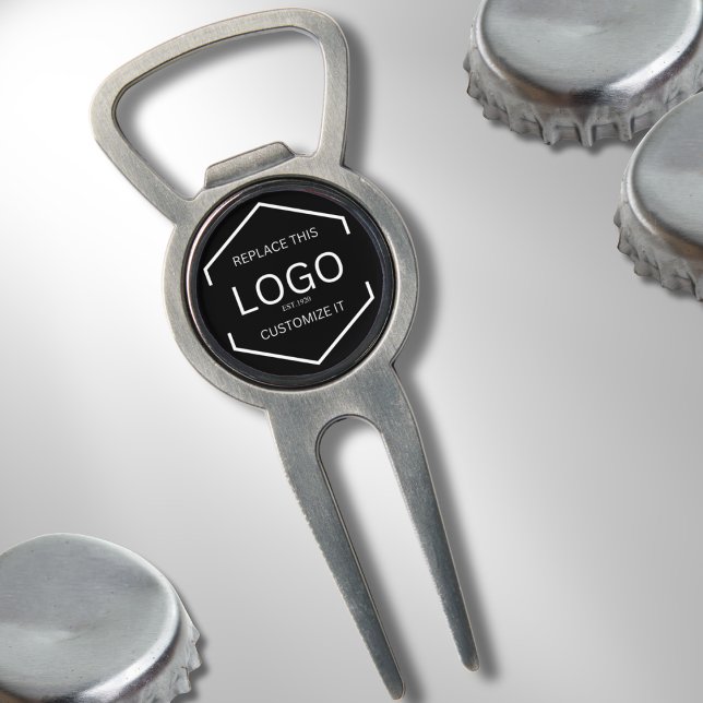Custom Logo Black Background Business Promotional Divot Tool (Creator Uploaded)