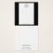 Custom logo black border earring display cards