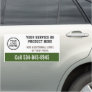 Custom logo bleu and white business service car  c car magnet