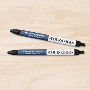 Custom Logo Blue Pen