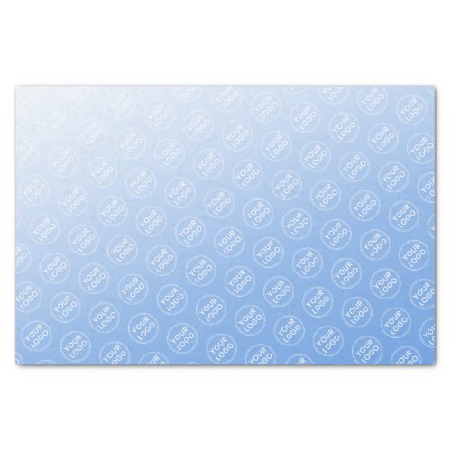 Custom logo blue tissue paper business packaging