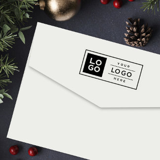 Custom Logo Branded Business Rectangular Self-inking Stamp