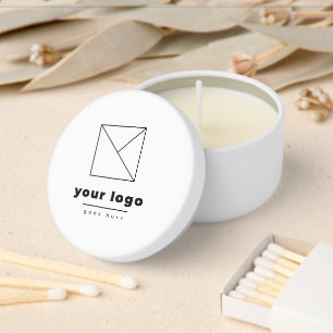 Custom Logo Branded Candle, Business Gift Mini Candle Favors